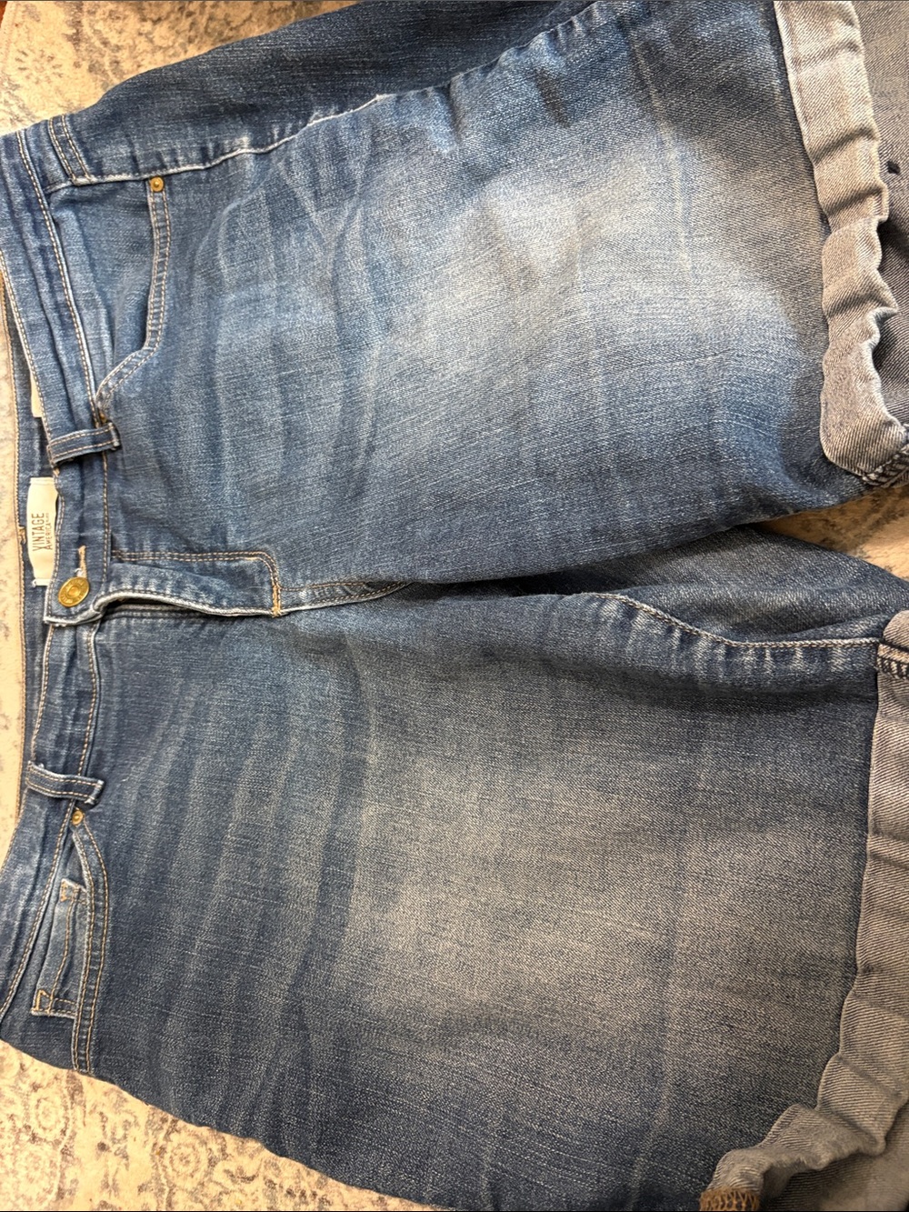 Men's Relaxed Blue Washed Denim Jeans